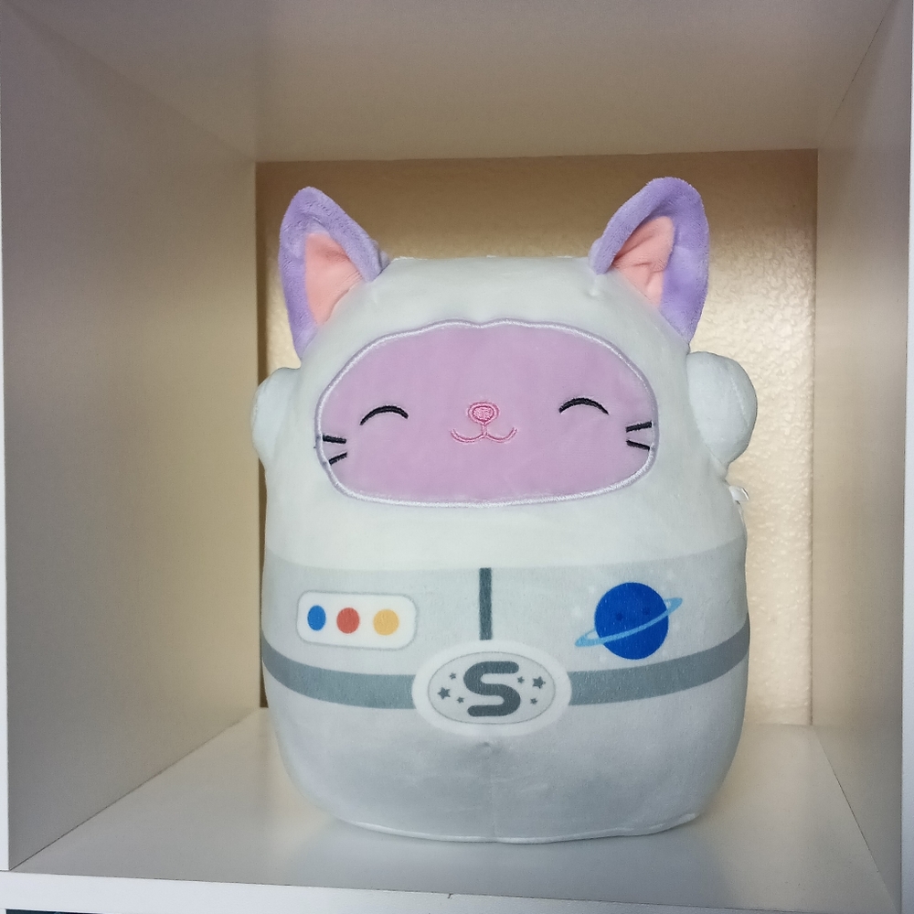 8" Brielle Squishmallow Spacesuit Cat Plush